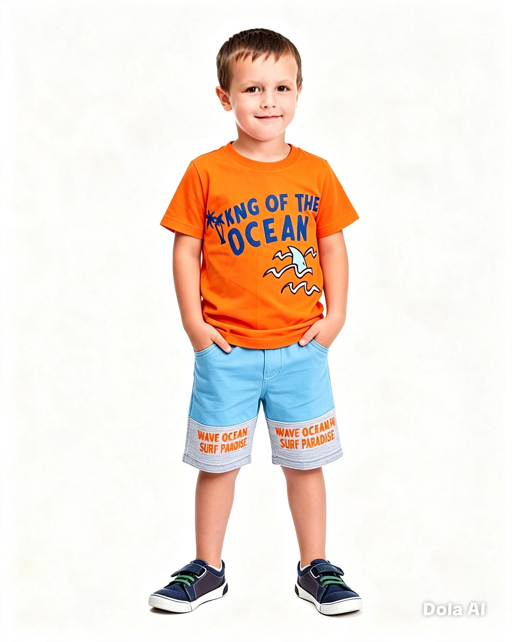 Conjunto Masculino Camiseta King Of The Ocean - 1