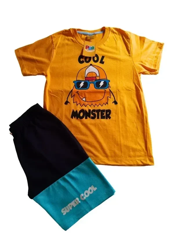 Conjunto Masculino Camiseta Laranja - 2