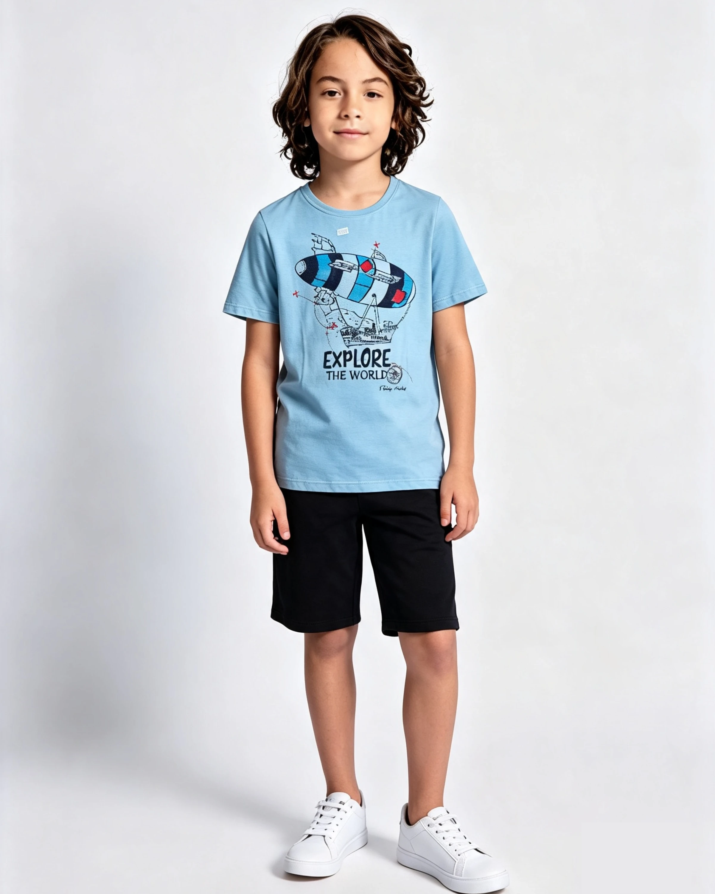 Conjunto Pijama Masculino  Explore The World - 1