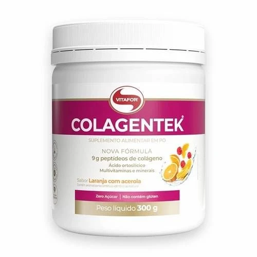 Colagentek Laranja com Acerola Vitafor 300g - 1