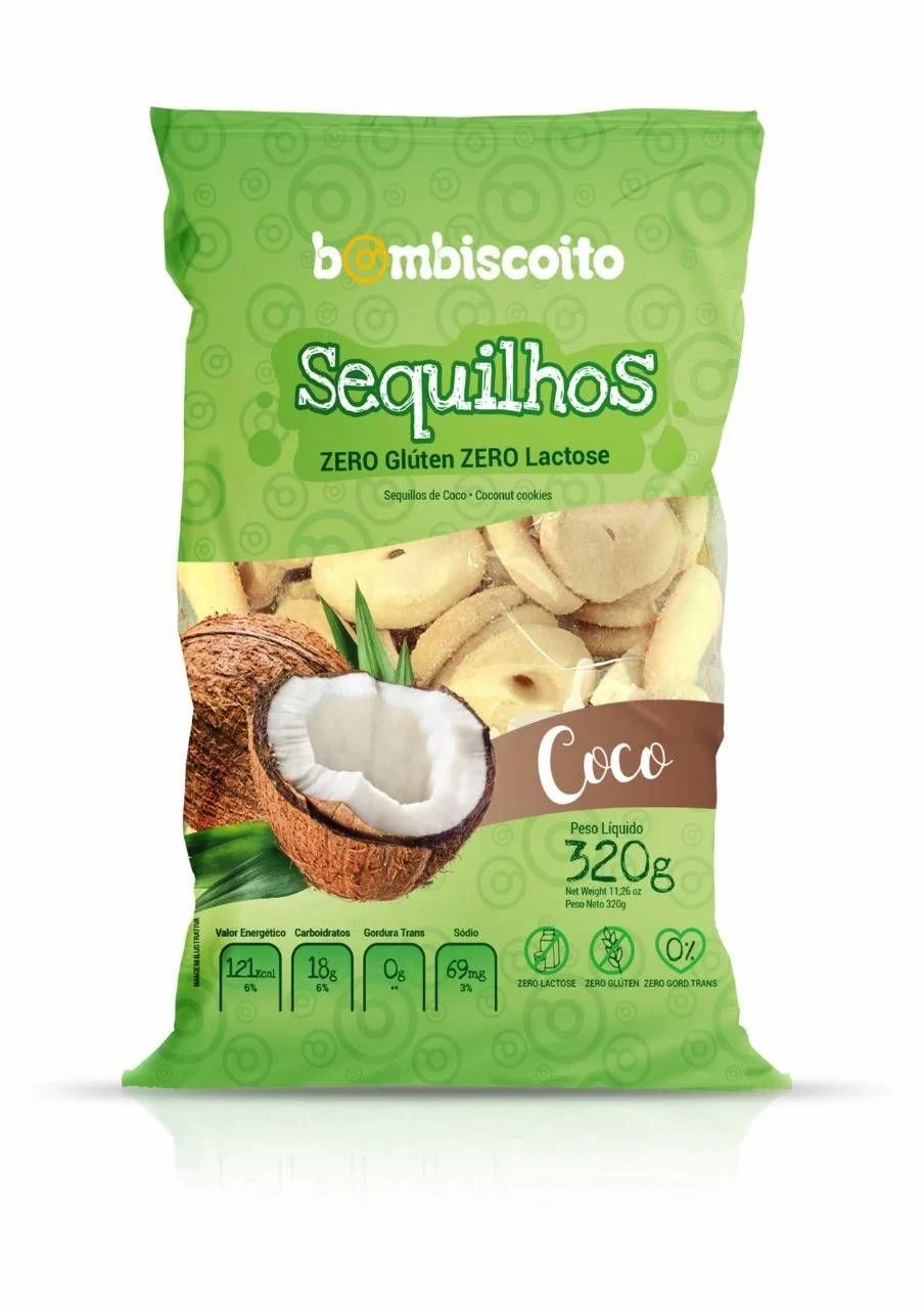 Sequilho de coco sem glúten-320g - 1