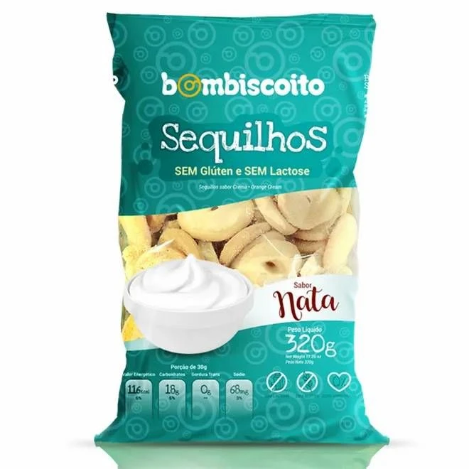 Sequilhos de nata sem glúten-320g - 1