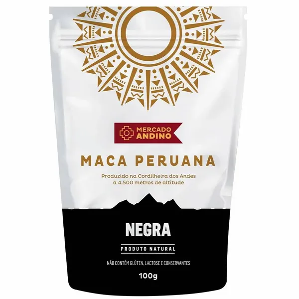 Maca Peruana Negra mercado Andino-100g