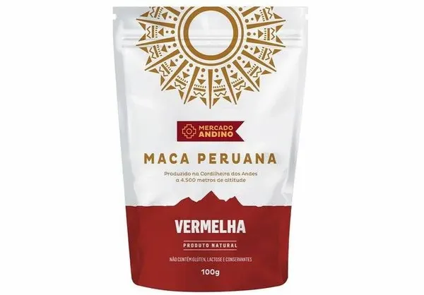 Maca Peruana Vermelha mercado Andino-100g