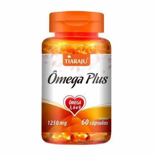  Ômega Plus 3 6 9 1250mg Tiaraju 60 Cápsulas