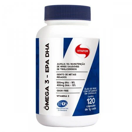 Ômega 3 EPA DHA Vitafor 120 Cápsulas - 1
