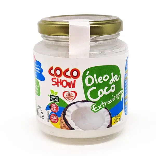  Óleo de Coco Extravirgem 200ml Coco Show