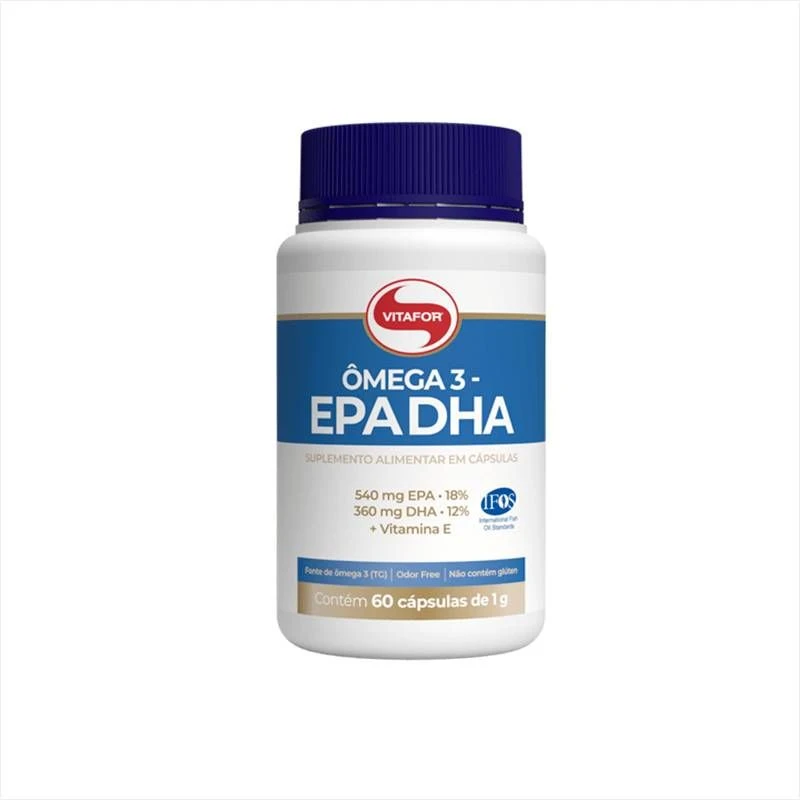 Ômega 3 EPA DHA Vitafort 60 Cápsulas - 1