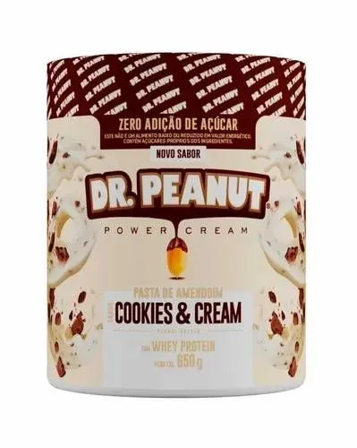 Pasta De Amendoim Cookies  Cream - Dr Peanut (650g)