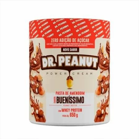  Pasta de Amendoim Sabor Bueníssimo com Whey Protein 650g - 1