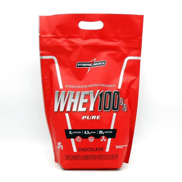 Refil Whey 100% pure Integral Medica 907g