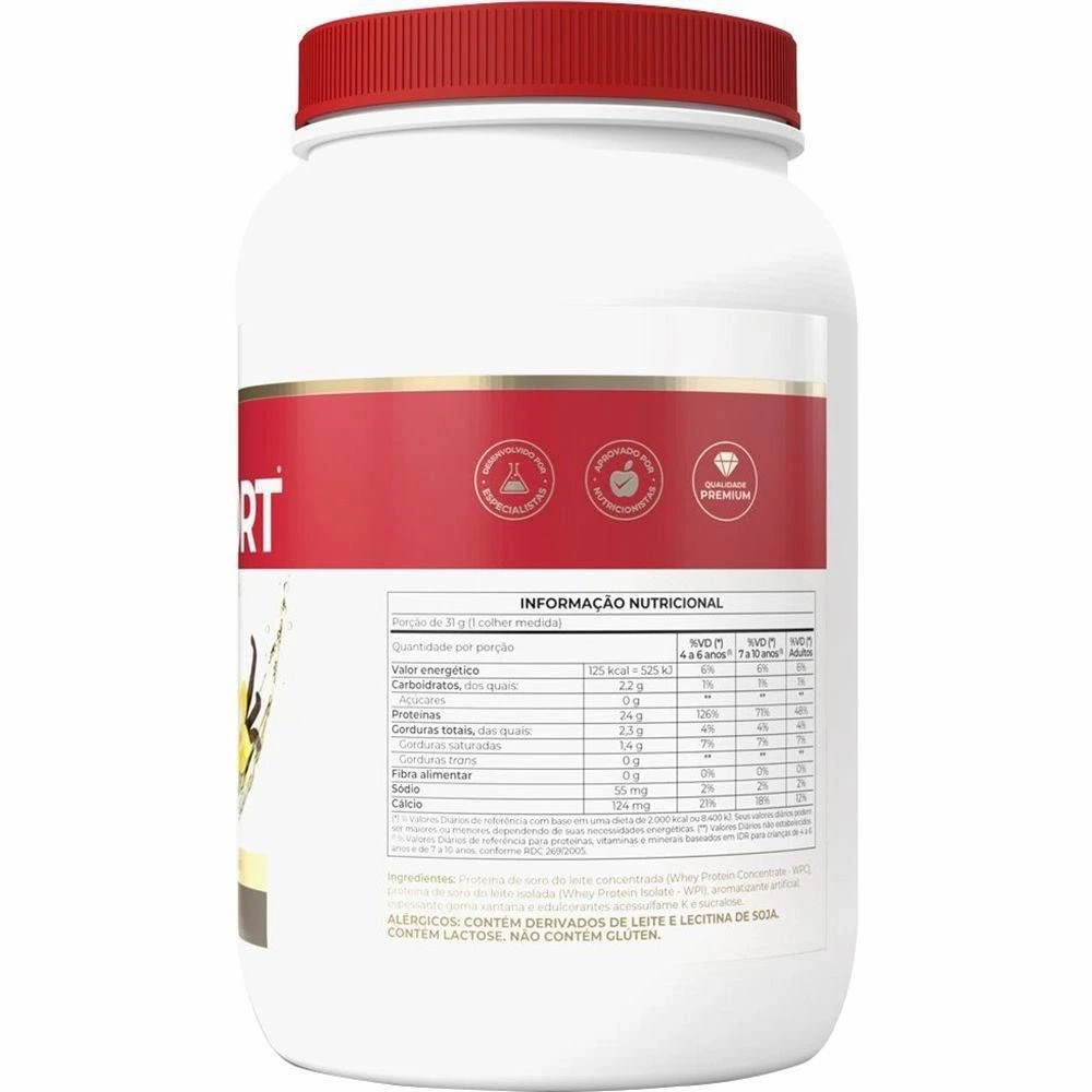 Whey Fort 3W- 900g Baunilha, Vitafor - 2