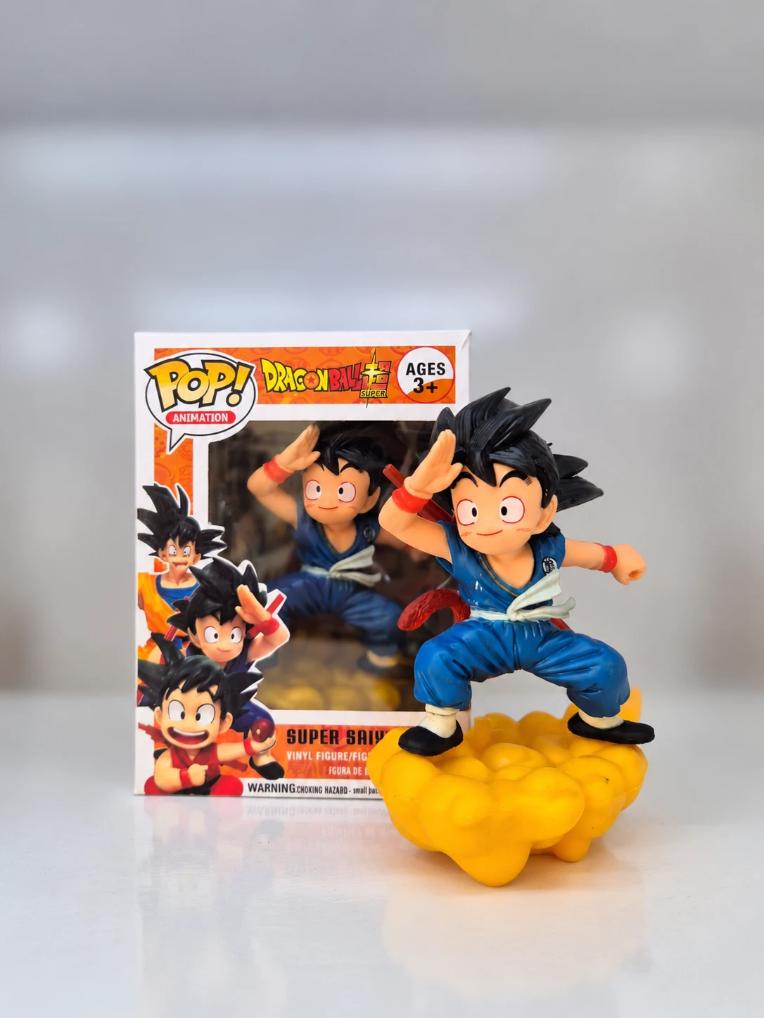 Goku jovem vinil nuvem - azul - 1
