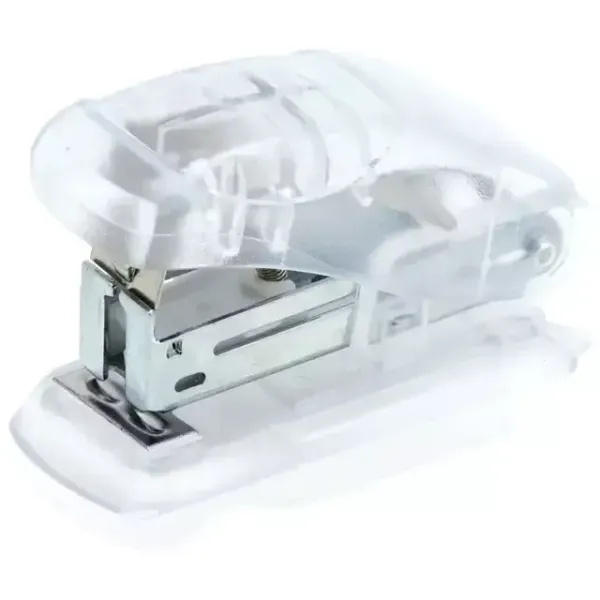 Mini Grampeador Transparente - BRW - imagem 4