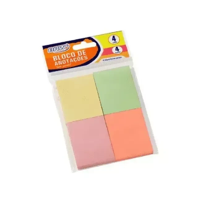 Bloco Adesivo Smart Notes Colorido Pastel - 2