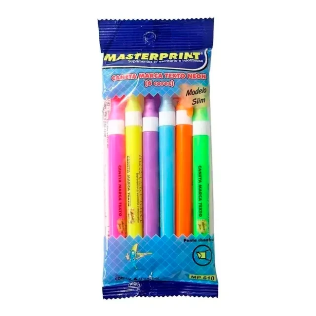 Kit Marca Texto Neon Slim - MasterPrint - 1