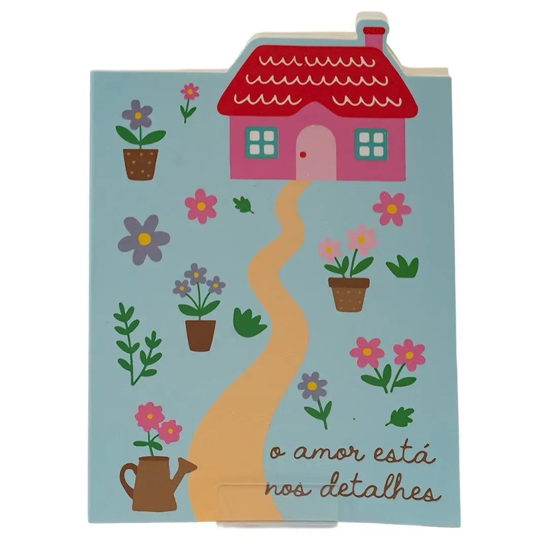 Caderno Brochura Pautado Casinha - FLORIÊ - 1