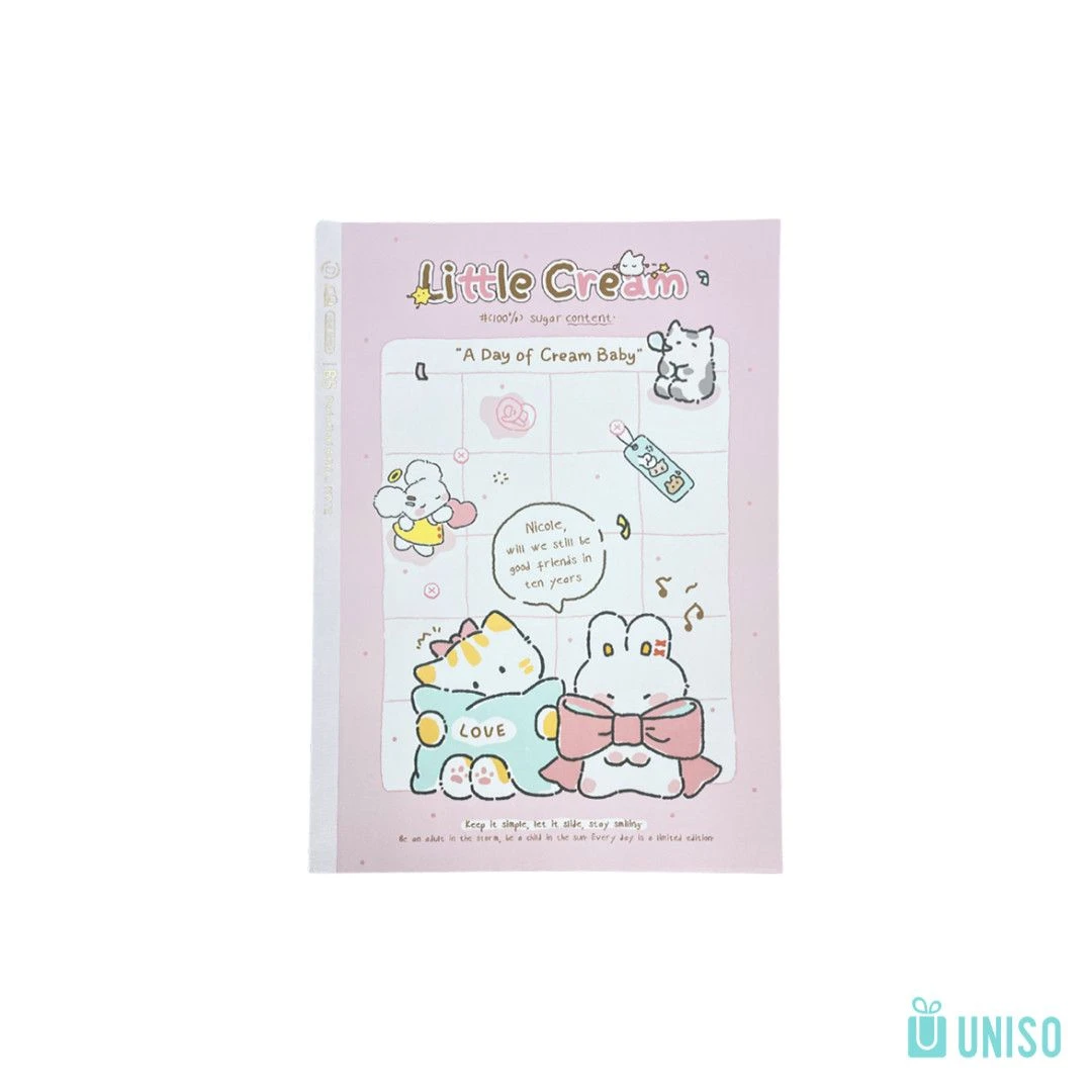 Caderno Brochura Pautado Little Cream B5 – UNISO - 1
