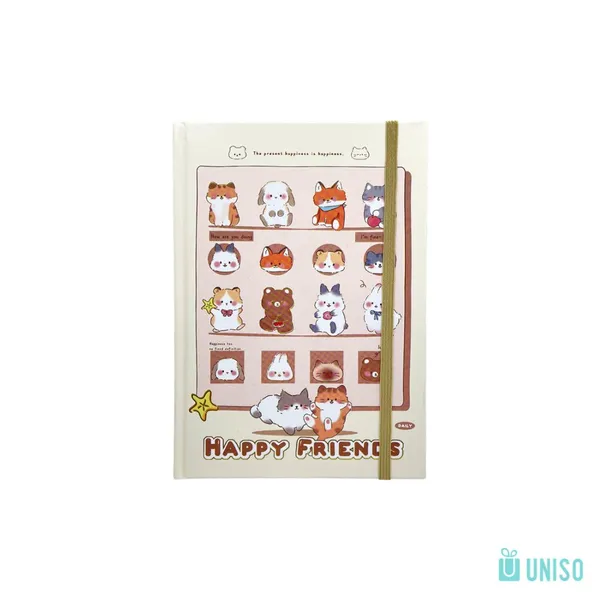 Caderno Capa Dura Pautado Friends A5 - UNISO - imagem 5