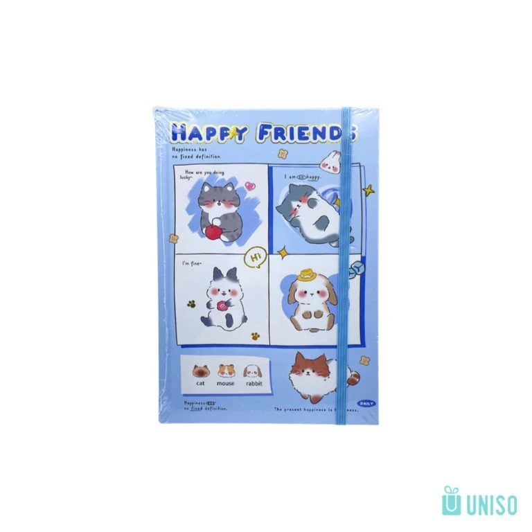Caderno Capa Dura Pautado Friends A5 - UNISO - 1