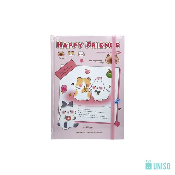 Caderno Capa Dura Pautado Friends A5 - UNISO - imagem 3