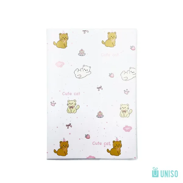 Caderno Com Capa Protetora Cute Cat A5 - UNISO - imagem 3