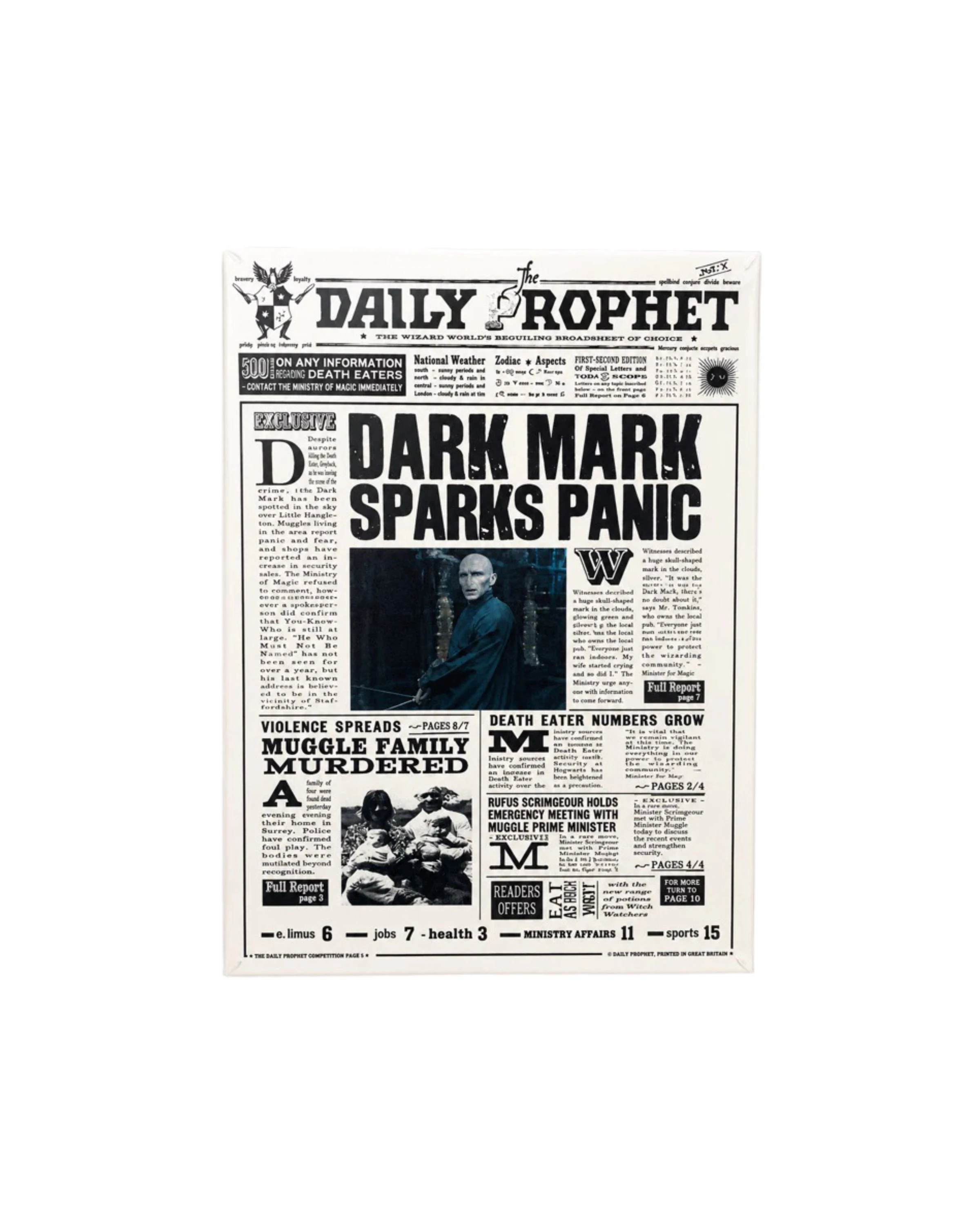 Caderno Harry Potter com Capa Holográfica 3D - 2