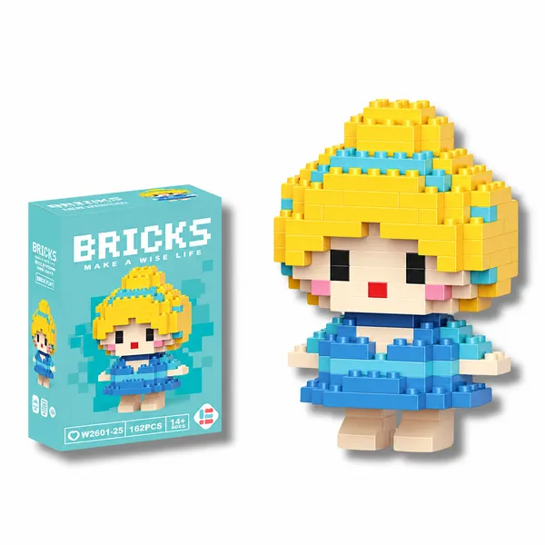 Blocos de Montar Personagens – Mini Bricks - imagem 2