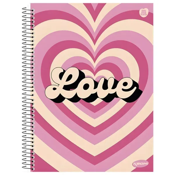 Caderno KBOM 1/4 Capa Dura 96 Folhas – ANIMATIVA - imagem 3