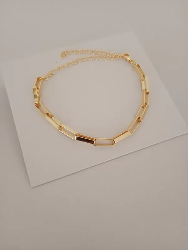 Pulseira VP Elos Quadrados