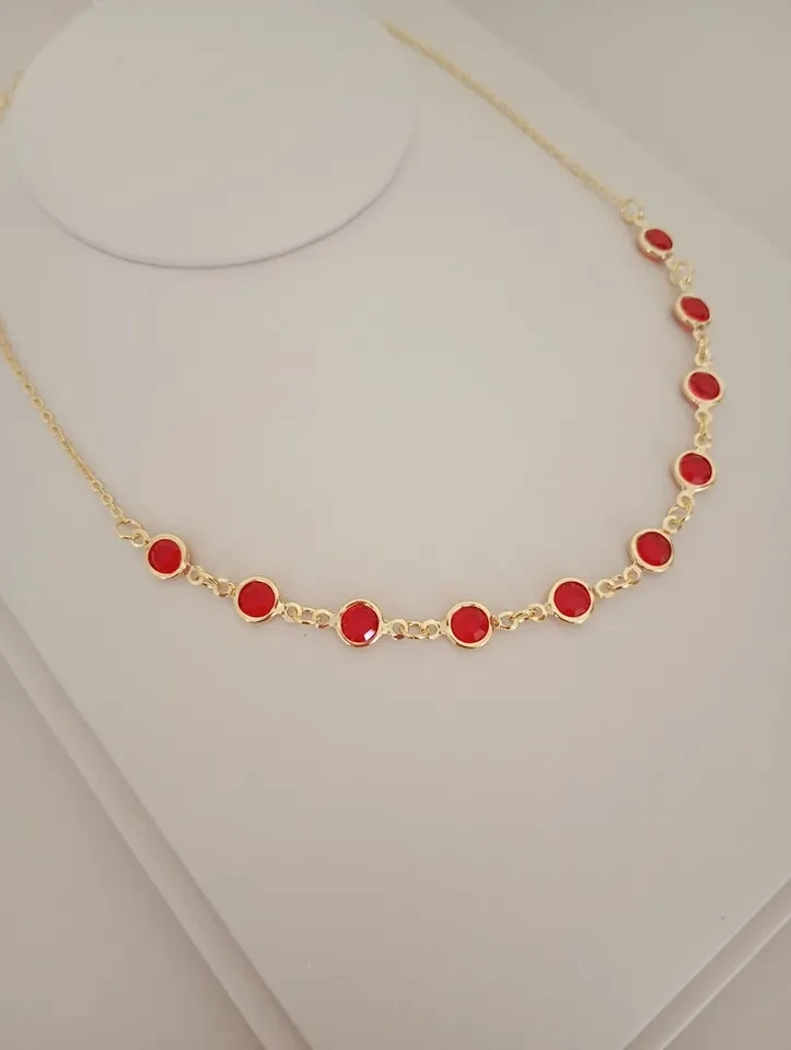 Choker VP Tiffany Vermelho - 1