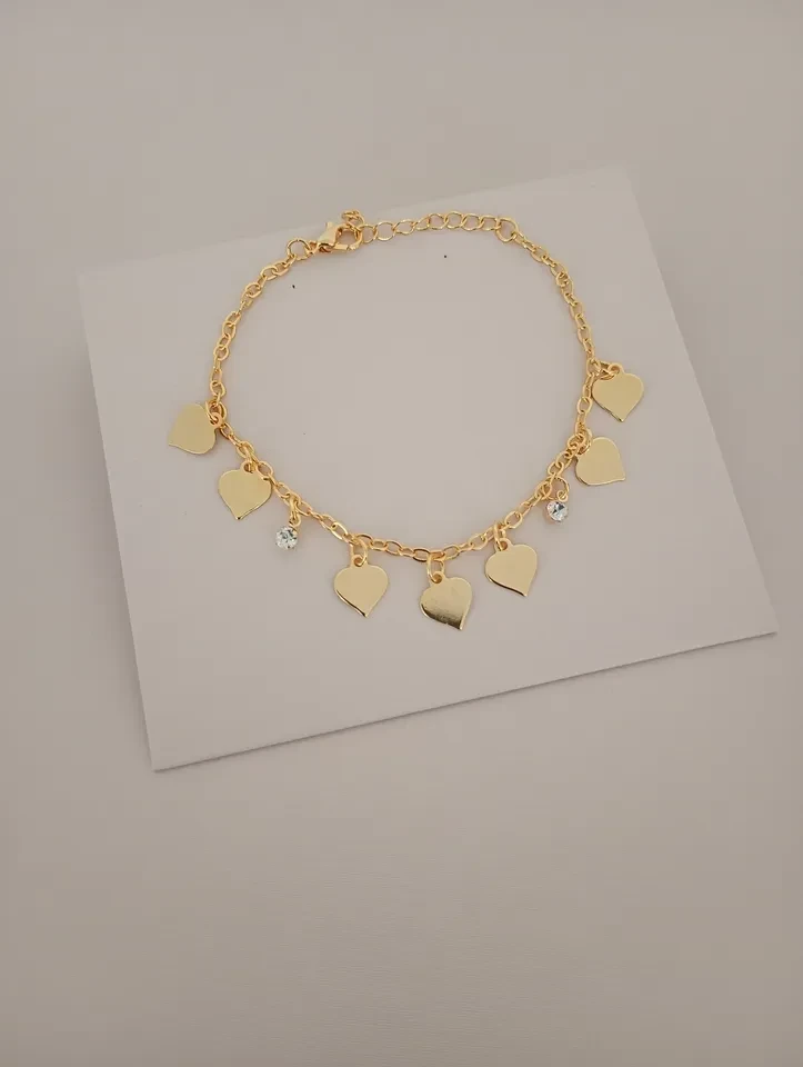 Pulseira VP Corações com Strass - 2