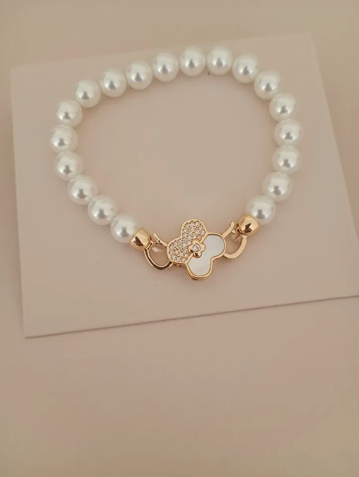 Pulseira VP Pérolas Semi Cravejado  - 1