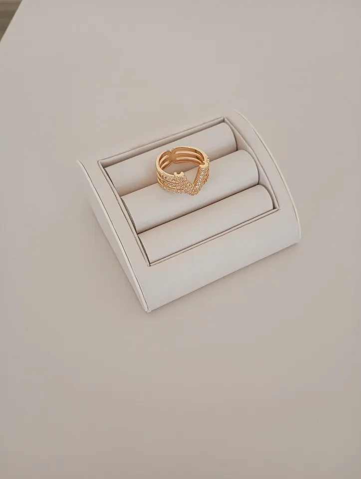 Anel Via Panna Ouro 18K - Tamanho 17/18 - 1
