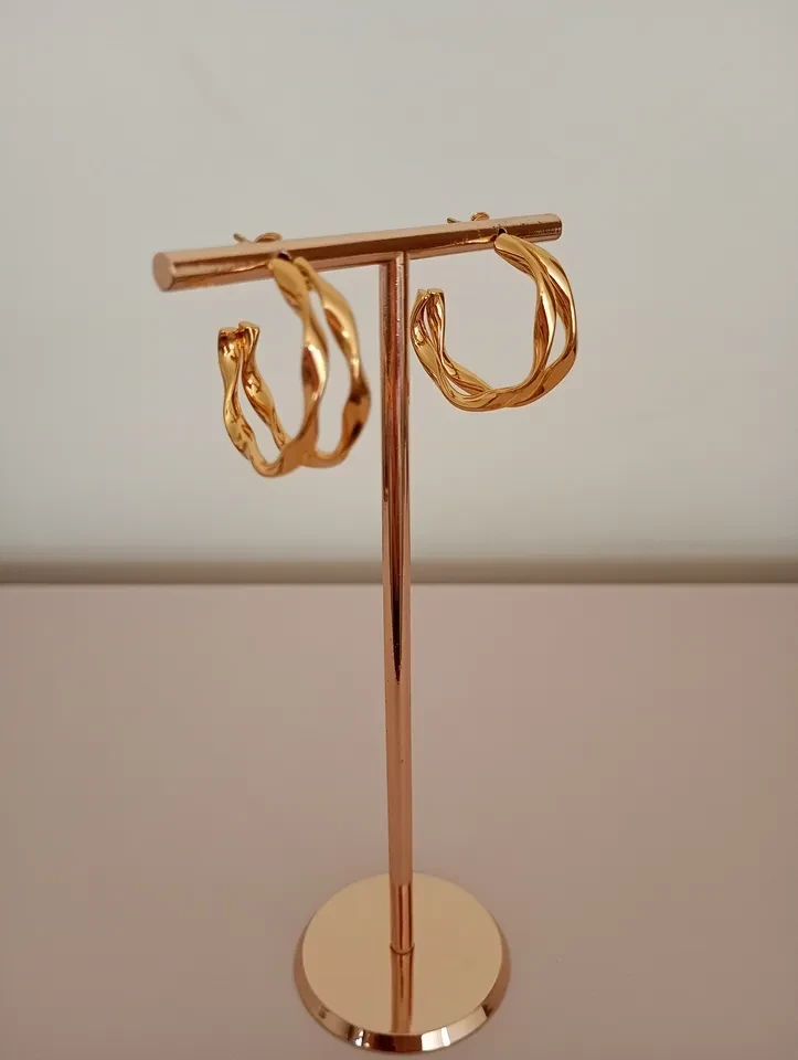Argola VP Aço Inoxidável Ondulado - 1