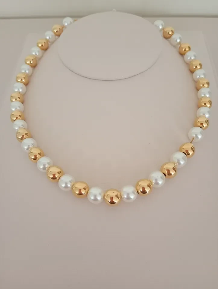 Choker VP Pérolas com Esferas Multi - 1