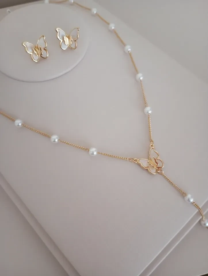 Conjunto VP Borboleta e Pérolas - 3