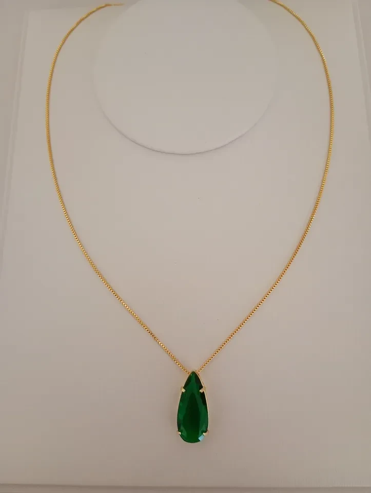 Colar VP Gota Verde - 3