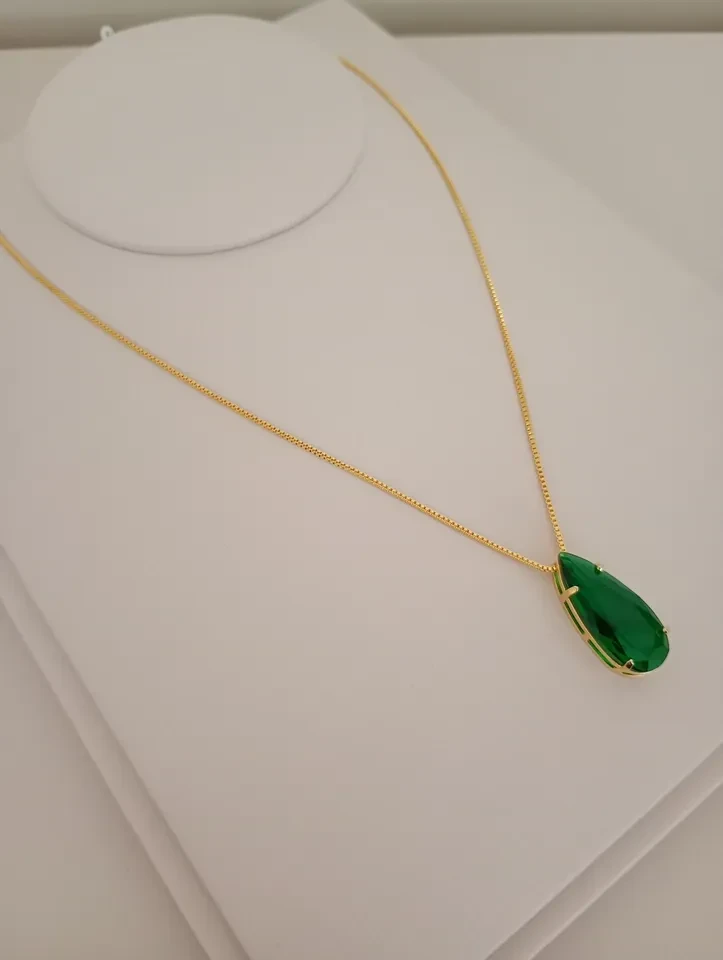 Colar VP Gota Verde - 1