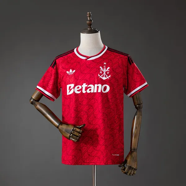 Camisa Flamengo III 26/27 Torcedor Adidas Masculina - Vermelha - com patrocínio