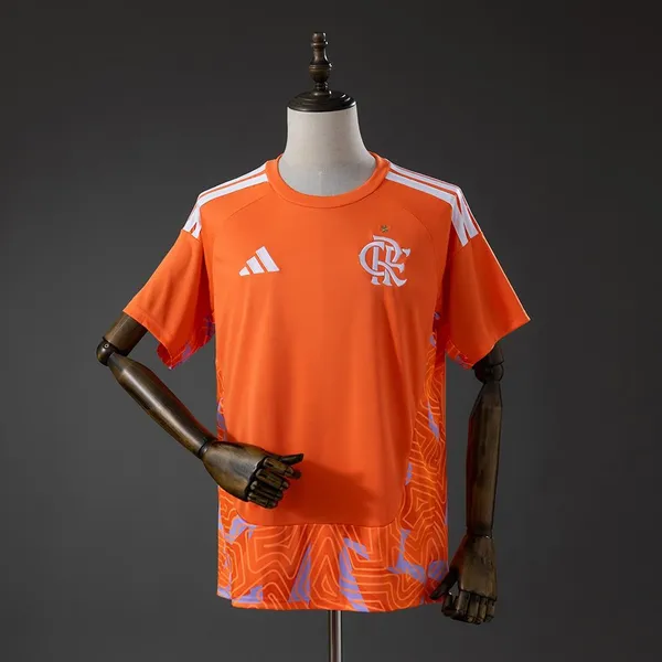 Camisa Flamengo Goleiro 26/27 - Torcedor Adidas Masculina - Laranja