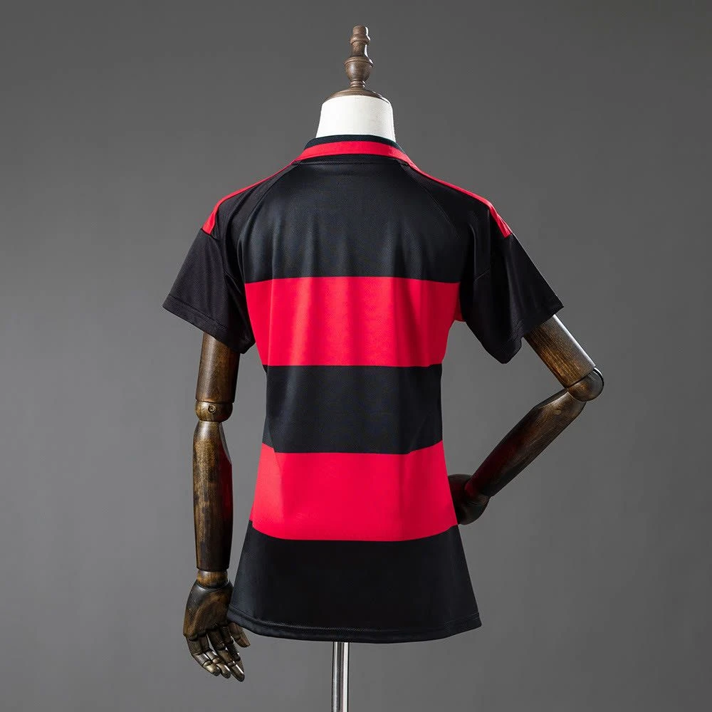 Camisa Flamengo I 26/27 - Torcedor Adidas Feminina - Preta e vermelha - 2