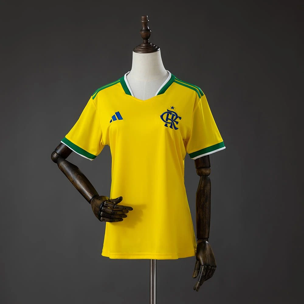 Camisa Flamengo Edição Especial 26/27 - Torcedor Adidas Feminina - Amarela - 1