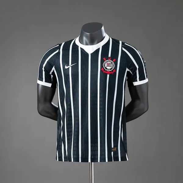 Camisa Corinthians II 26/27 - Jogador Nike Masculina - Preta e Branca
