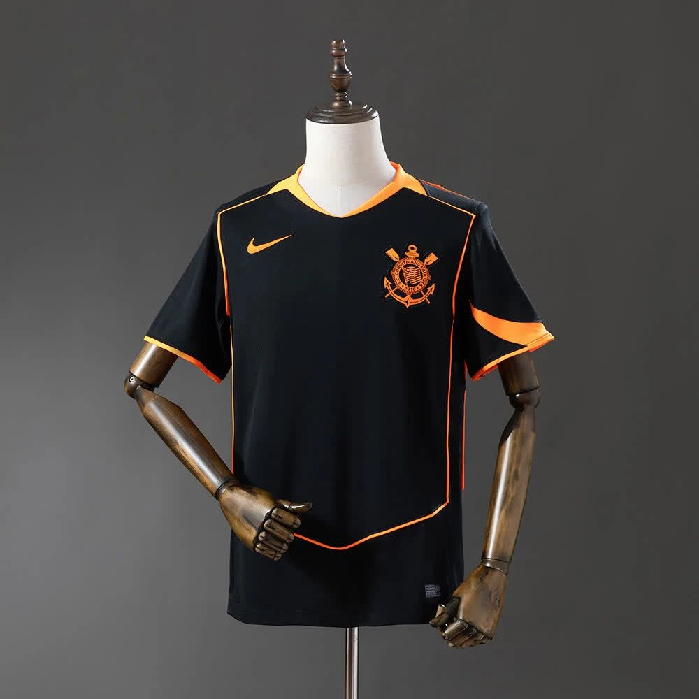 Camisa Corinthians III 25/26 - Torcedor Nike Masculina - Preta e laranja - 1