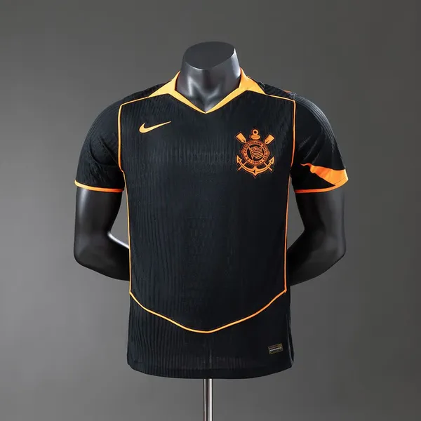 Camisa Corinthians III 25/26 - Jogador Nike Masculina - Preta e laranja