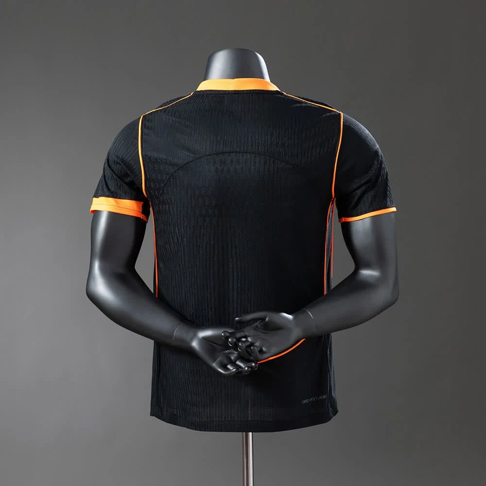Camisa Corinthians III 25/26 - Jogador Nike Masculina - Preta e laranja - 2