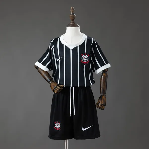 Kit Infantil Corinthians II 26/27 - Nike - Preto e branco
