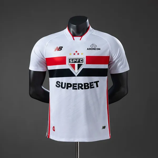 Camisa São Paulo I 26/27 - Jogador New Balance Masculina - Branca