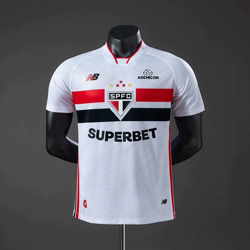 Camisa São Paulo I 26/27 - Jogador New Balance Masculina - Branca - 1